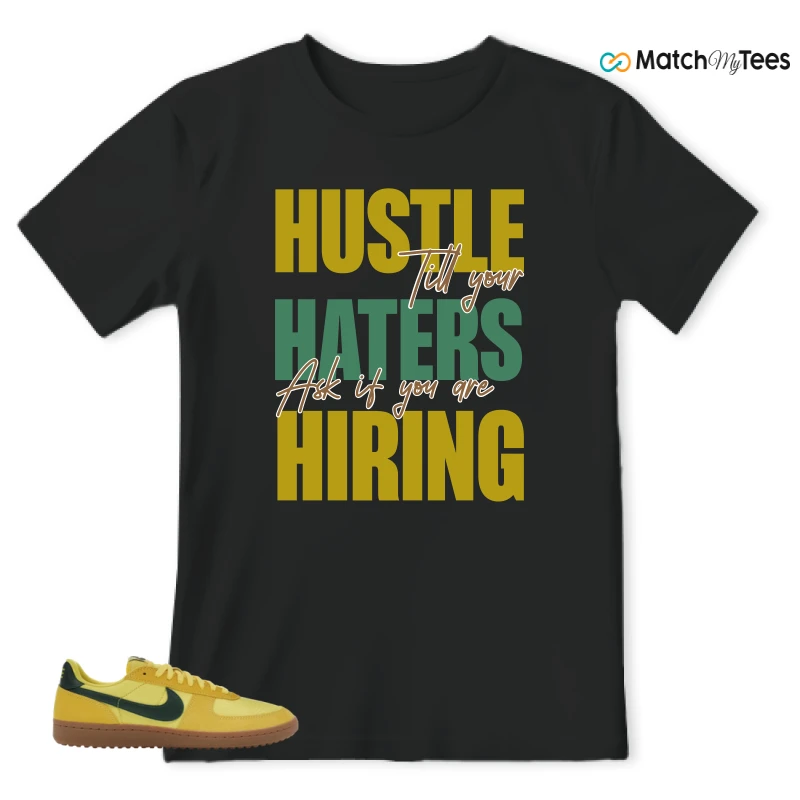 NIKE FIELD GENERAL 82 CHROME YELLOW FIR SNEAKER Matching Tees t-shirt