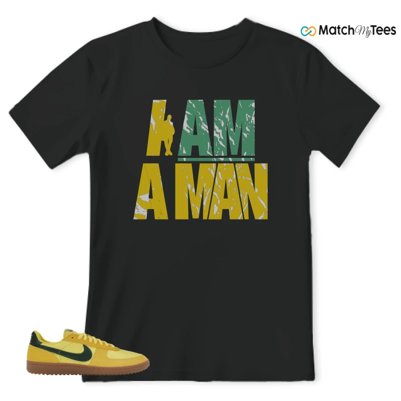 NIKE FIELD GENERAL 82 CHROME YELLOW FIR SNEAKER Matching Tees t-shirt