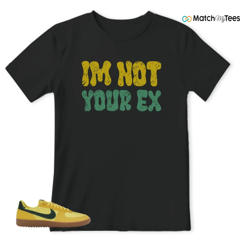 NIKE FIELD GENERAL 82 CHROME YELLOW FIR SNEAKER Matching Tees t-shirt