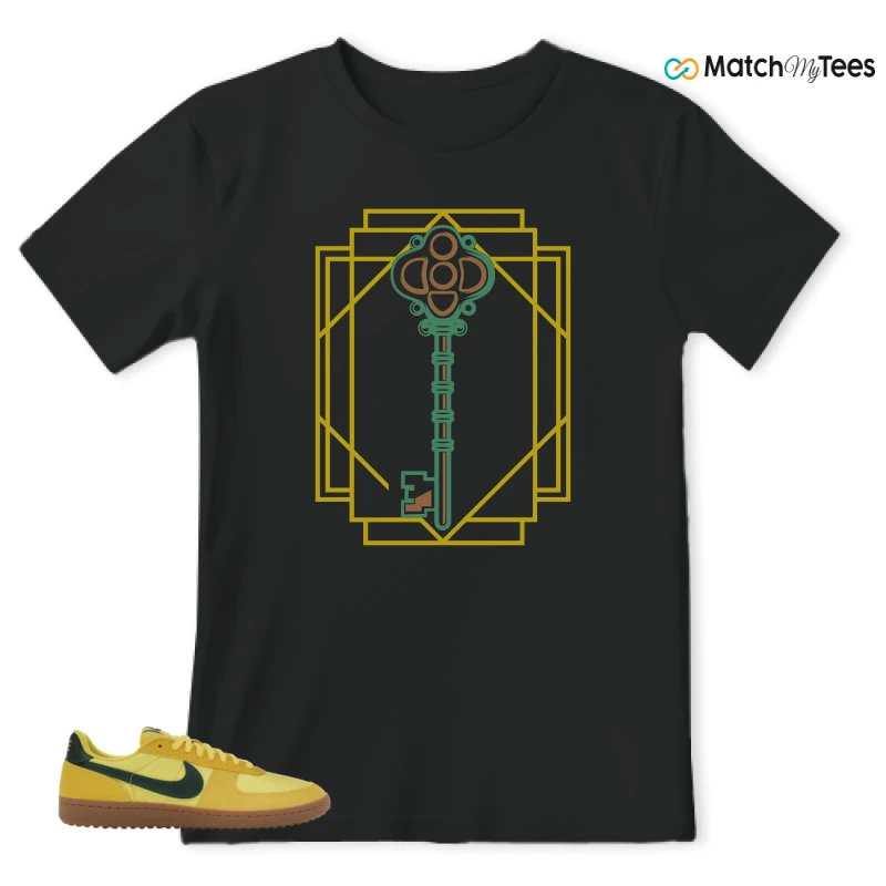 NIKE FIELD GENERAL 82 CHROME YELLOW FIR SNEAKER Matching Tees t-shirt