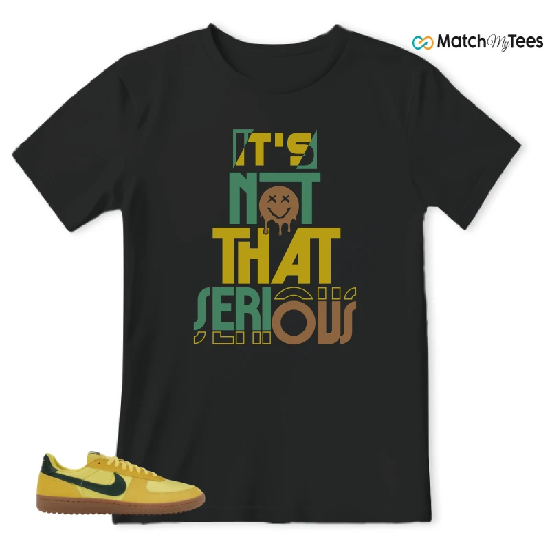 NIKE FIELD GENERAL 82 CHROME YELLOW FIR SNEAKER Matching Tees t-shirt