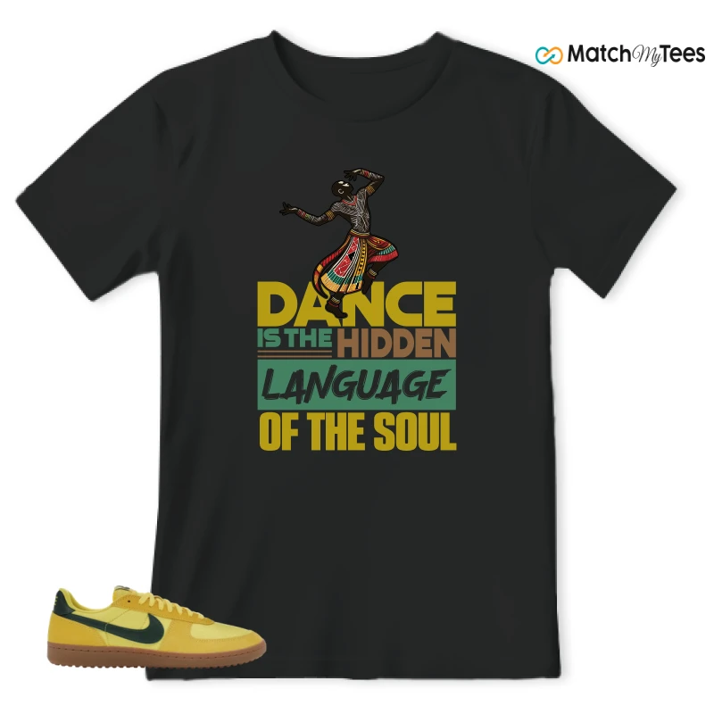 NIKE FIELD GENERAL 82 CHROME YELLOW FIR SNEAKER Matching Tees t-shirt