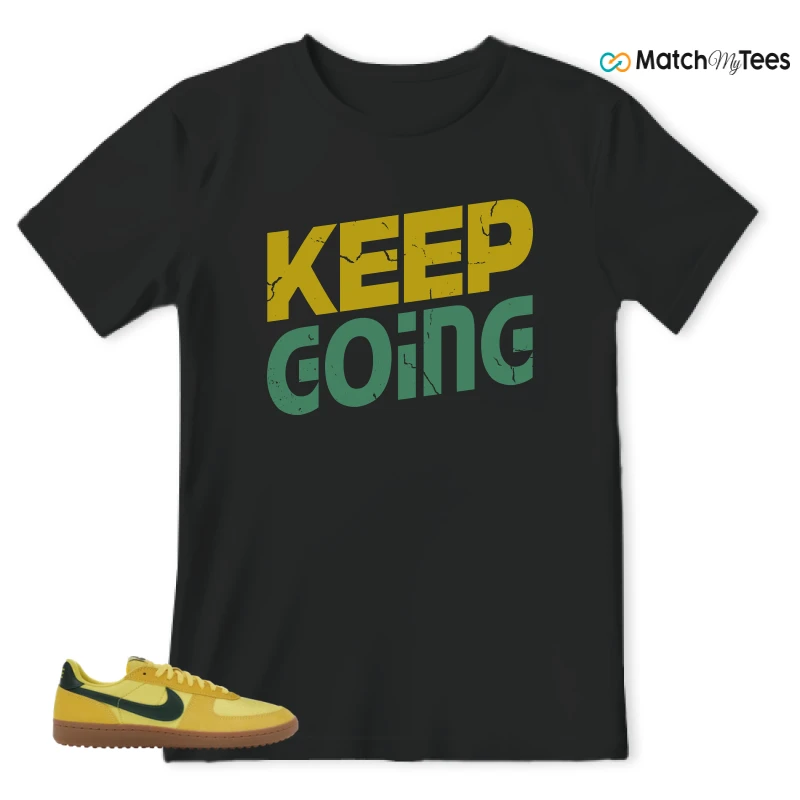 NIKE FIELD GENERAL 82 CHROME YELLOW FIR SNEAKER Matching Tees t-shirt