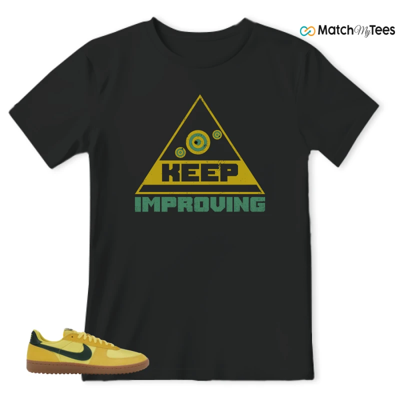 NIKE FIELD GENERAL 82 CHROME YELLOW FIR SNEAKER Matching Tees t-shirt