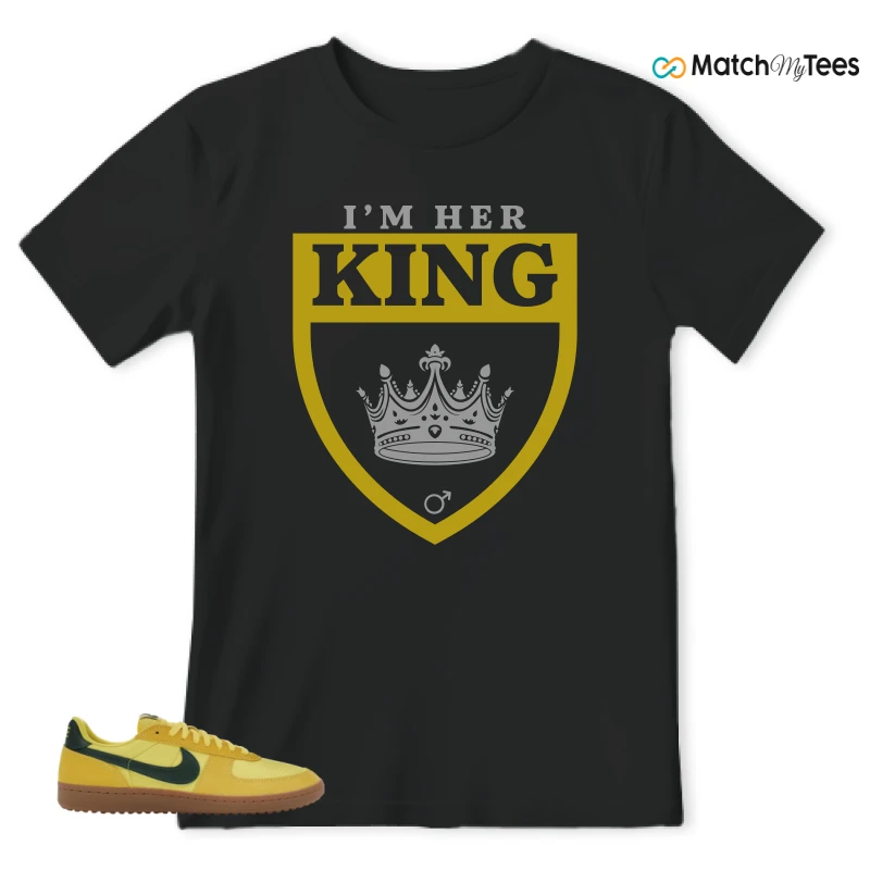 NIKE FIELD GENERAL 82 CHROME YELLOW FIR SNEAKER Matching Tees t-shirt
