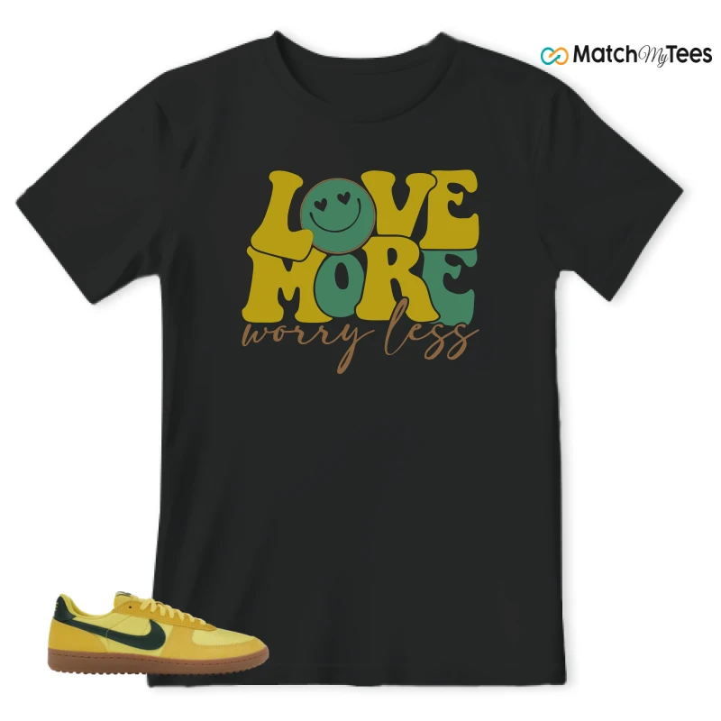 NIKE FIELD GENERAL 82 CHROME YELLOW FIR SNEAKER Matching Tees t-shirt