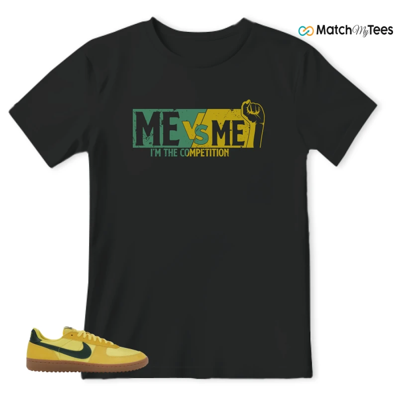 NIKE FIELD GENERAL 82 CHROME YELLOW FIR SNEAKER Matching Tees t-shirt