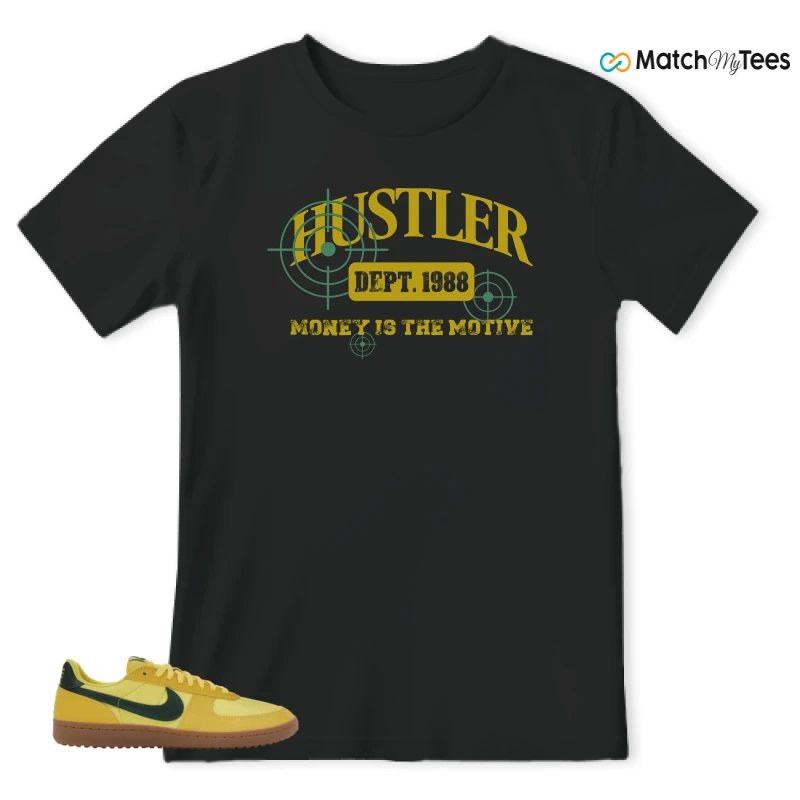 NIKE FIELD GENERAL 82 CHROME YELLOW FIR SNEAKER Matching Tees t-shirt