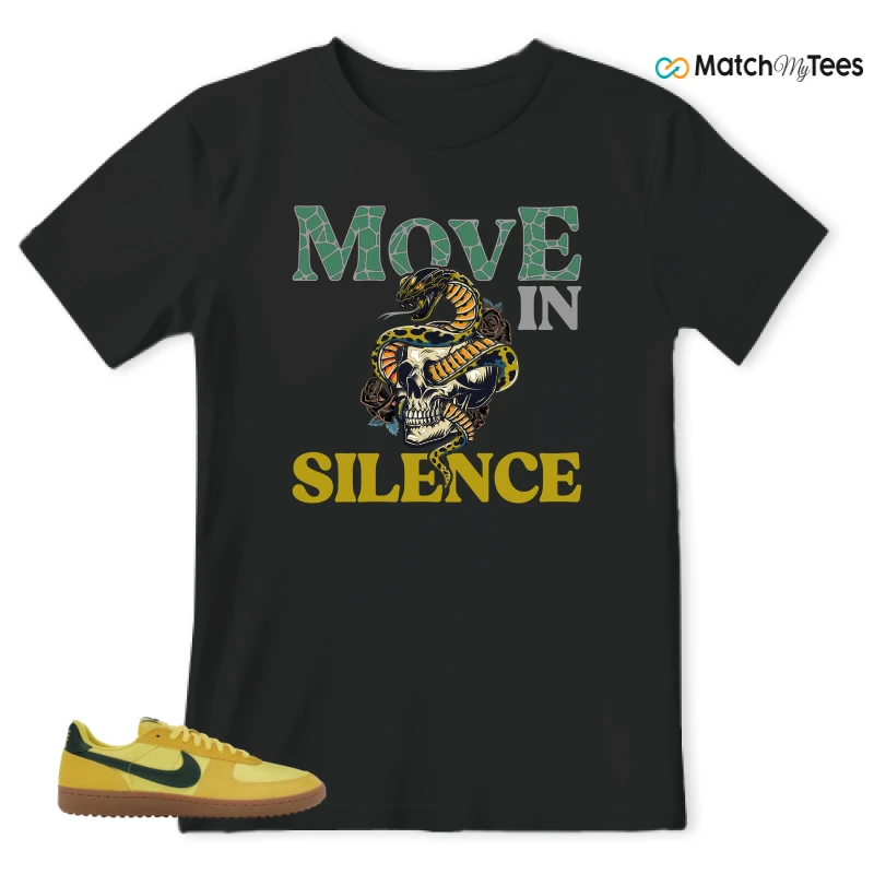 NIKE FIELD GENERAL 82 CHROME YELLOW FIR SNEAKER Matching Tees t-shirt