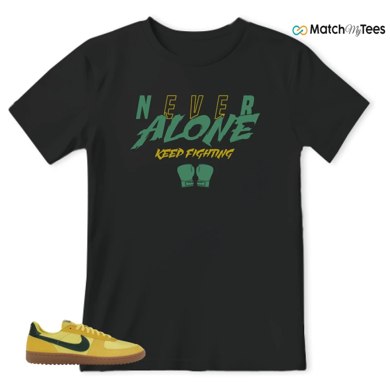 NIKE FIELD GENERAL 82 CHROME YELLOW FIR SNEAKER Matching Tees t-shirt