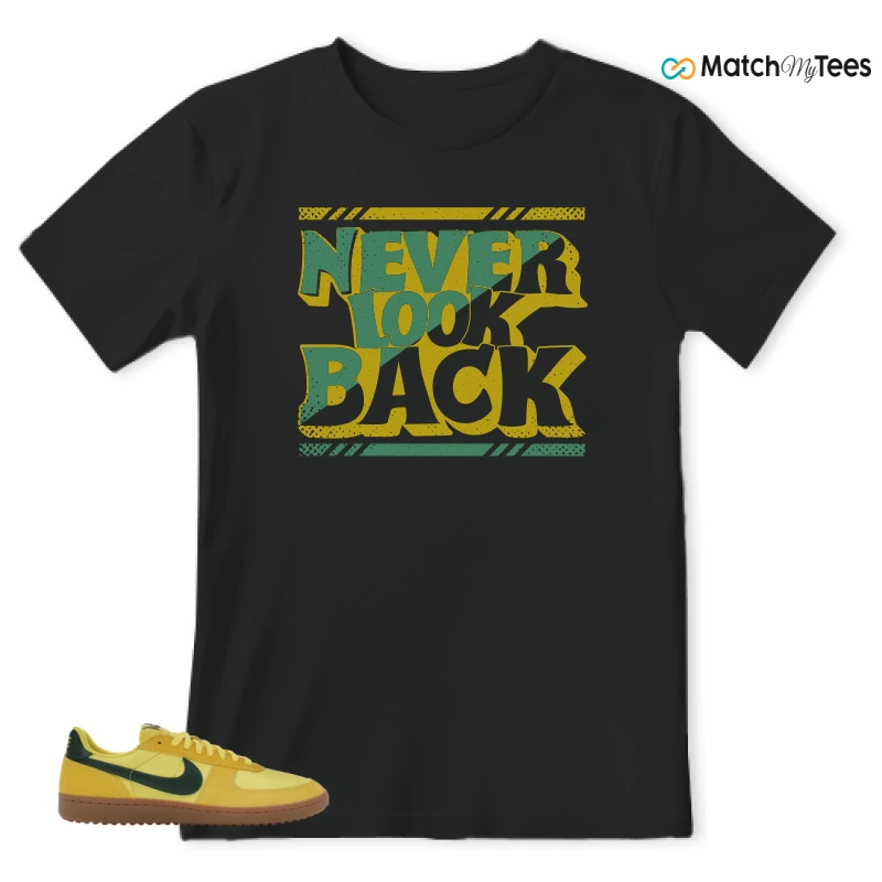 NIKE FIELD GENERAL 82 CHROME YELLOW FIR SNEAKER Matching Tees t-shirt
