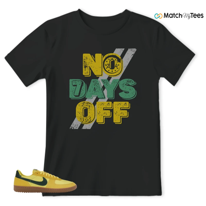 NIKE FIELD GENERAL 82 CHROME YELLOW FIR SNEAKER Matching Tees t-shirt