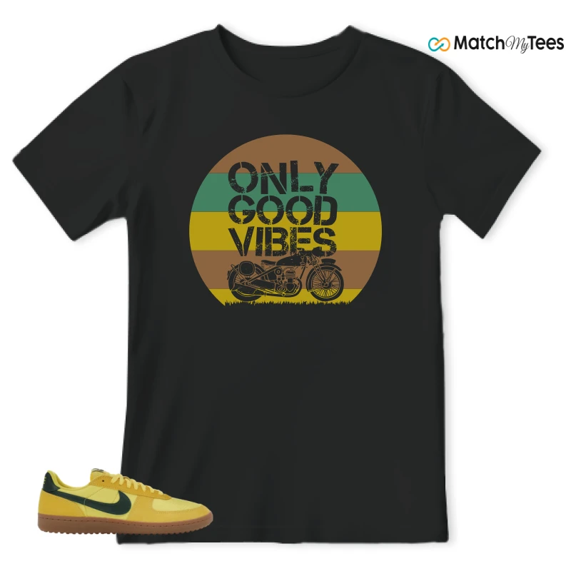 NIKE FIELD GENERAL 82 CHROME YELLOW FIR SNEAKER Matching Tees t-shirt