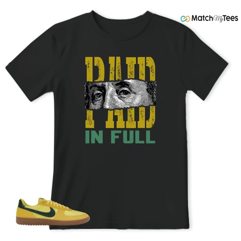 NIKE FIELD GENERAL 82 CHROME YELLOW FIR SNEAKER Matching Tees t-shirt