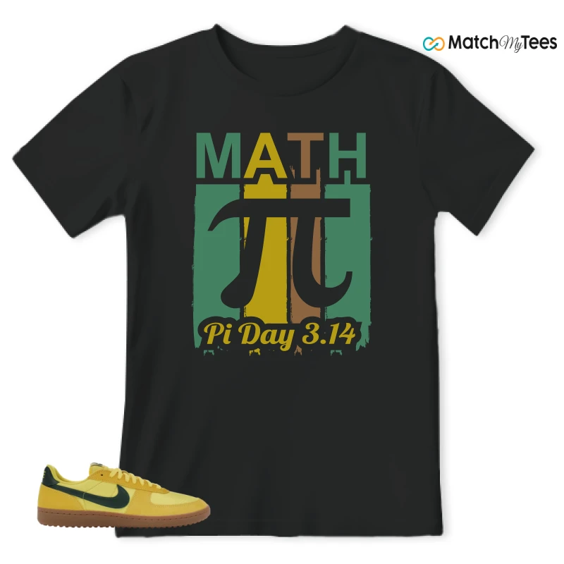 NIKE FIELD GENERAL 82 CHROME YELLOW FIR SNEAKER Matching Tees t-shirt