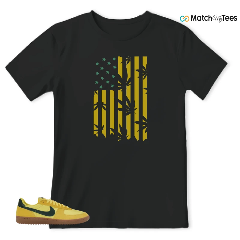 NIKE FIELD GENERAL 82 CHROME YELLOW FIR SNEAKER Matching Tees t-shirt