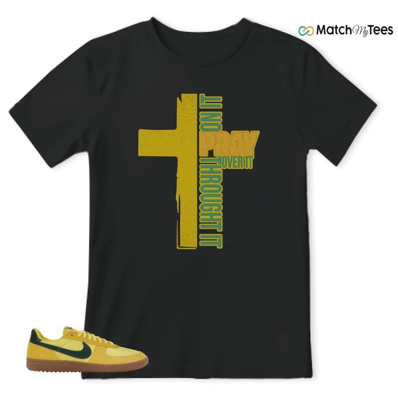 NIKE FIELD GENERAL 82 CHROME YELLOW FIR SNEAKER Matching Tees t-shirt