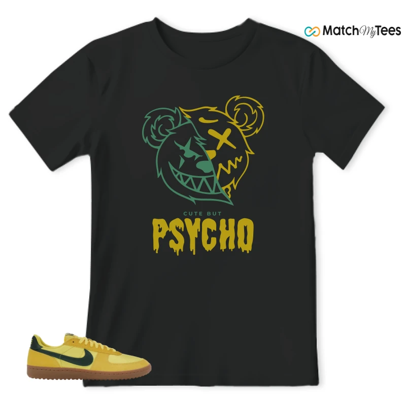 NIKE FIELD GENERAL 82 CHROME YELLOW FIR SNEAKER Matching Tees t-shirt