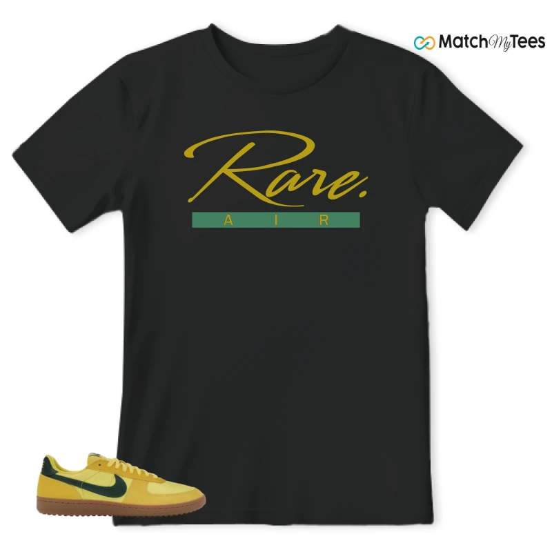 NIKE FIELD GENERAL 82 CHROME YELLOW FIR SNEAKER Matching Tees t-shirt