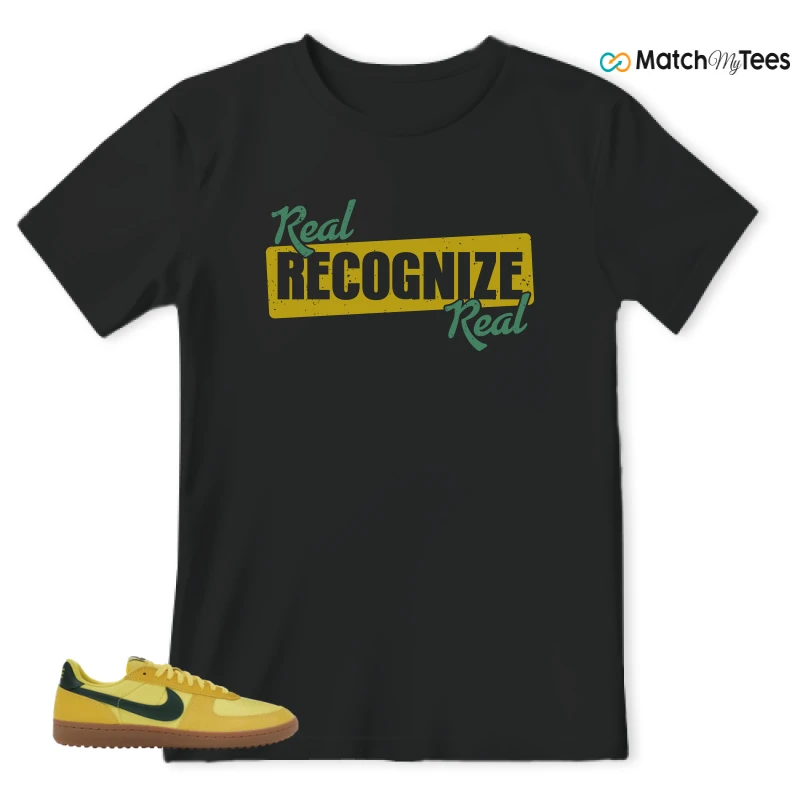 NIKE FIELD GENERAL 82 CHROME YELLOW FIR SNEAKER Matching Tees t-shirt