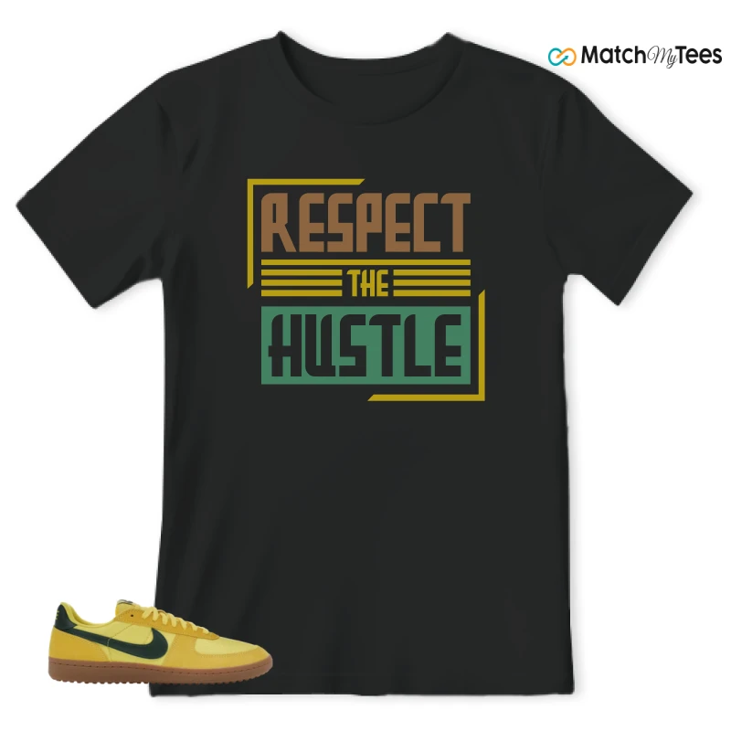 NIKE FIELD GENERAL 82 CHROME YELLOW FIR SNEAKER Matching Tees t-shirt
