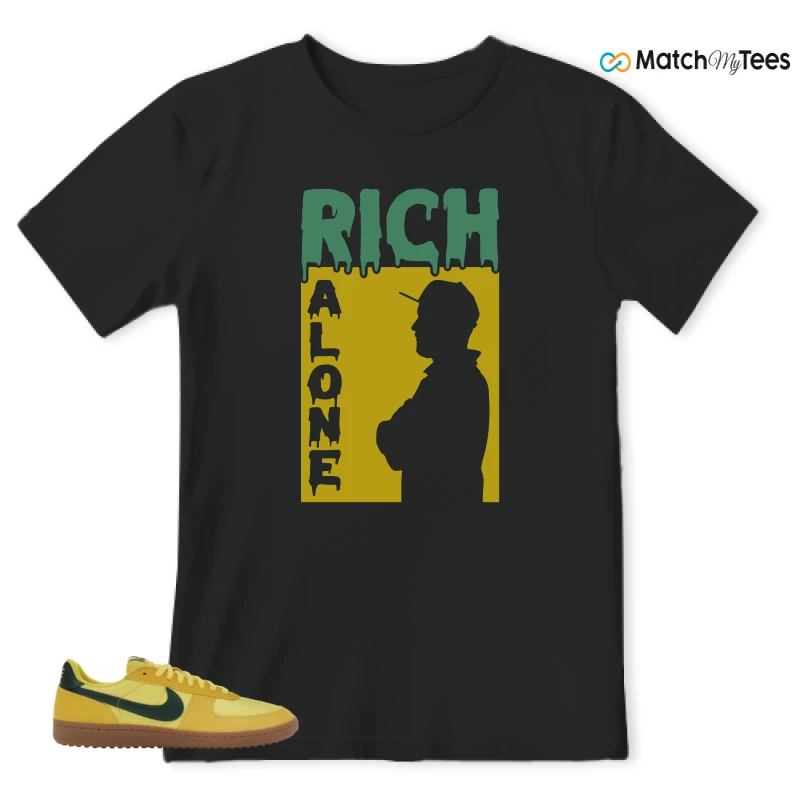 NIKE FIELD GENERAL 82 CHROME YELLOW FIR SNEAKER Matching Tees t-shirt