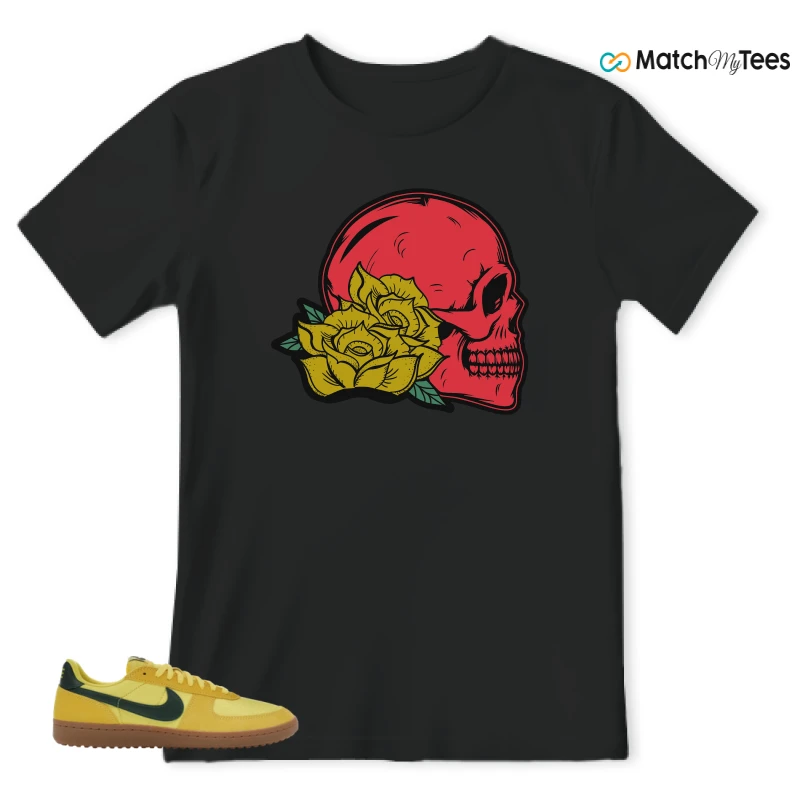 NIKE FIELD GENERAL 82 CHROME YELLOW FIR SNEAKER Matching Tees t-shirt
