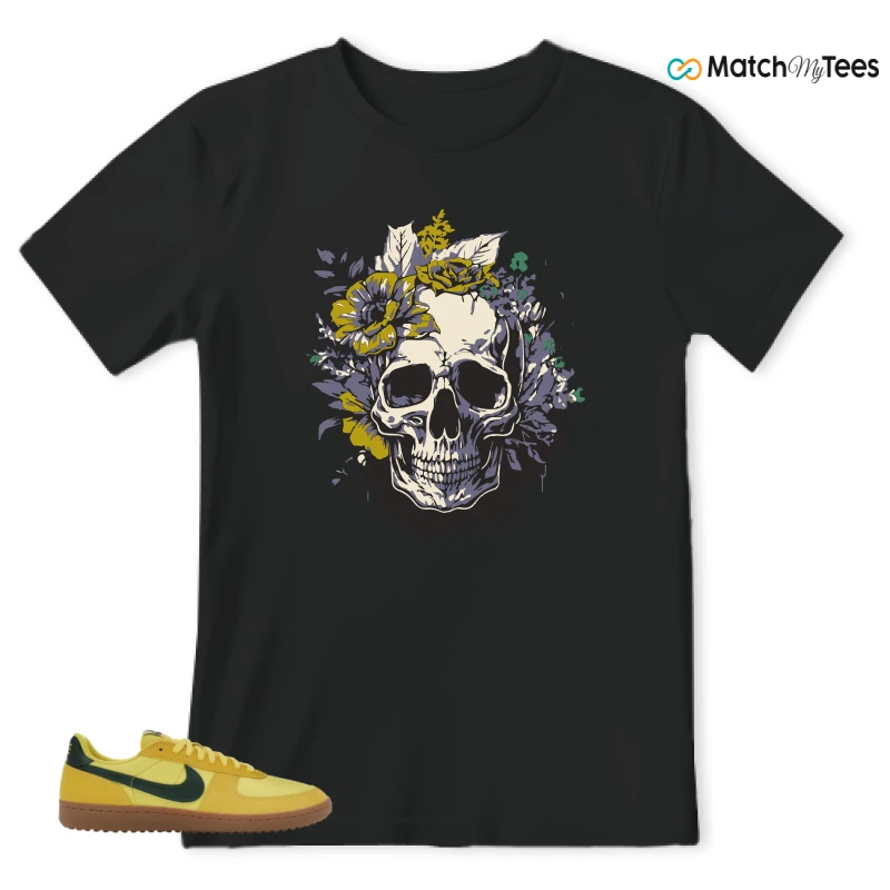 NIKE FIELD GENERAL 82 CHROME YELLOW FIR SNEAKER Matching Tees t-shirt