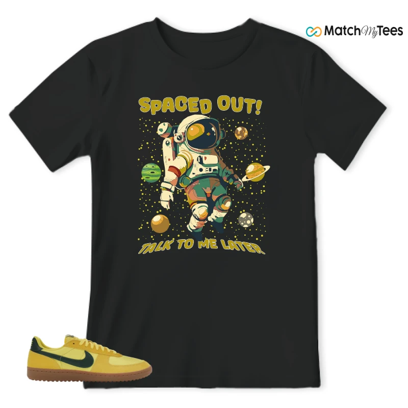 NIKE FIELD GENERAL 82 CHROME YELLOW FIR SNEAKER Matching Tees t-shirt
