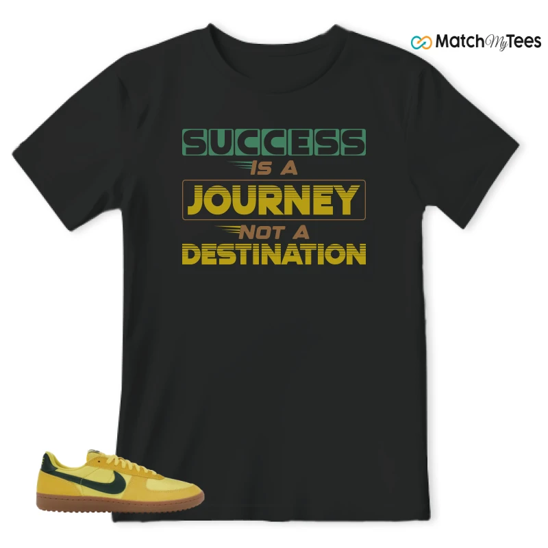NIKE FIELD GENERAL 82 CHROME YELLOW FIR SNEAKER Matching Tees t-shirt