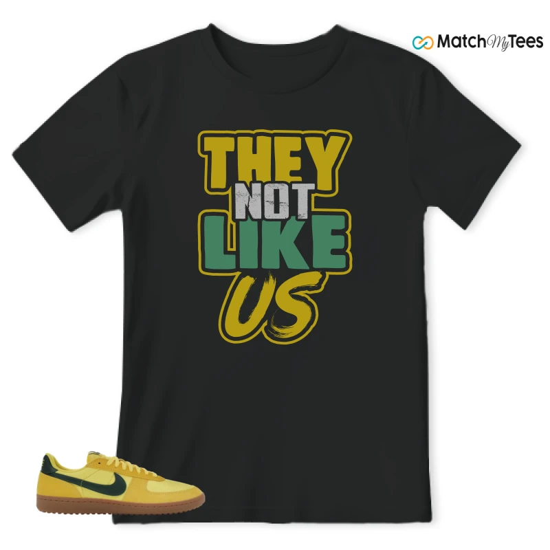 NIKE FIELD GENERAL 82 CHROME YELLOW FIR SNEAKER Matching Tees t-shirt