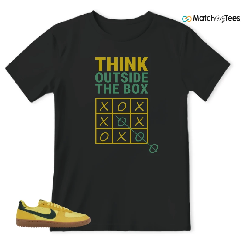 NIKE FIELD GENERAL 82 CHROME YELLOW FIR SNEAKER Matching Tees t-shirt