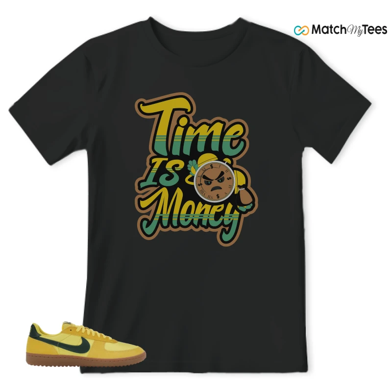 NIKE FIELD GENERAL 82 CHROME YELLOW FIR SNEAKER Matching Tees t-shirt