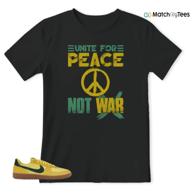 NIKE FIELD GENERAL 82 CHROME YELLOW FIR SNEAKER Matching Tees t-shirt