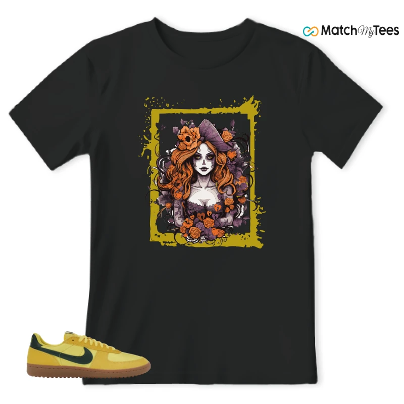 NIKE FIELD GENERAL 82 CHROME YELLOW FIR SNEAKER Matching Tees t-shirt