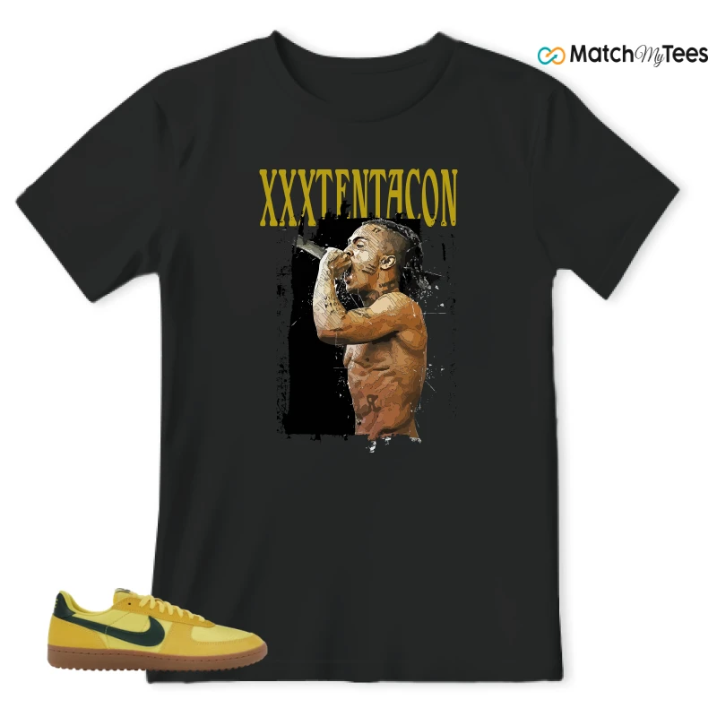 NIKE FIELD GENERAL 82 CHROME YELLOW FIR SNEAKER Matching Tees t-shirt