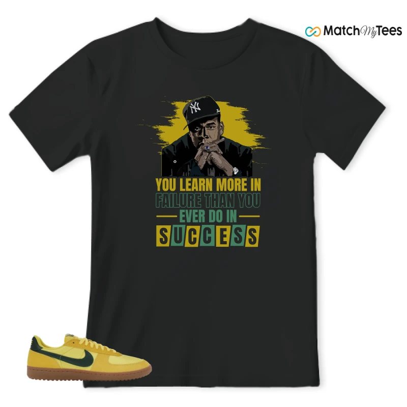 NIKE FIELD GENERAL 82 CHROME YELLOW FIR SNEAKER Matching Tees t-shirt