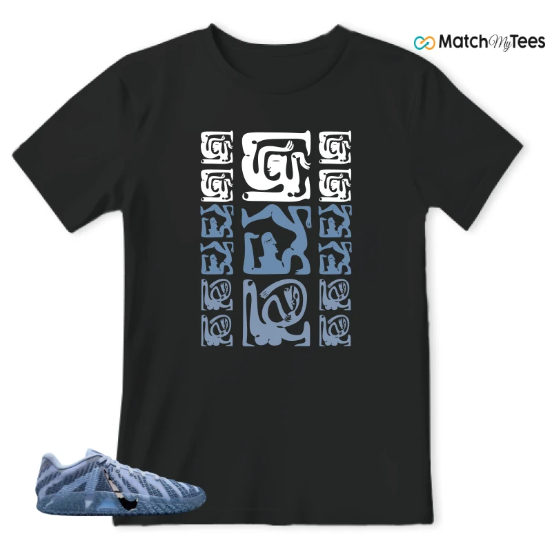NIKE JA 3 COBALT BLISS SNEAKER Matching Tees t-shirt