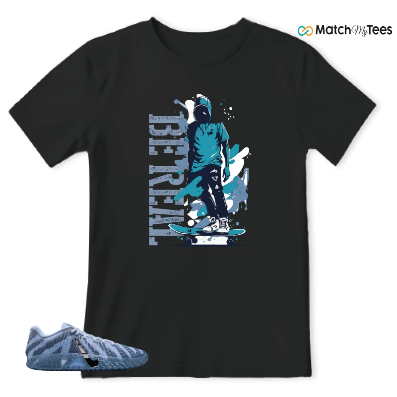 NIKE JA 3 COBALT BLISS SNEAKER Matching Tees t-shirt