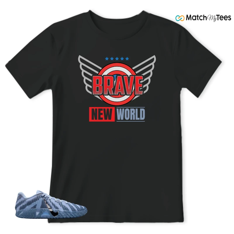 NIKE JA 3 COBALT BLISS SNEAKER Matching Tees t-shirt
