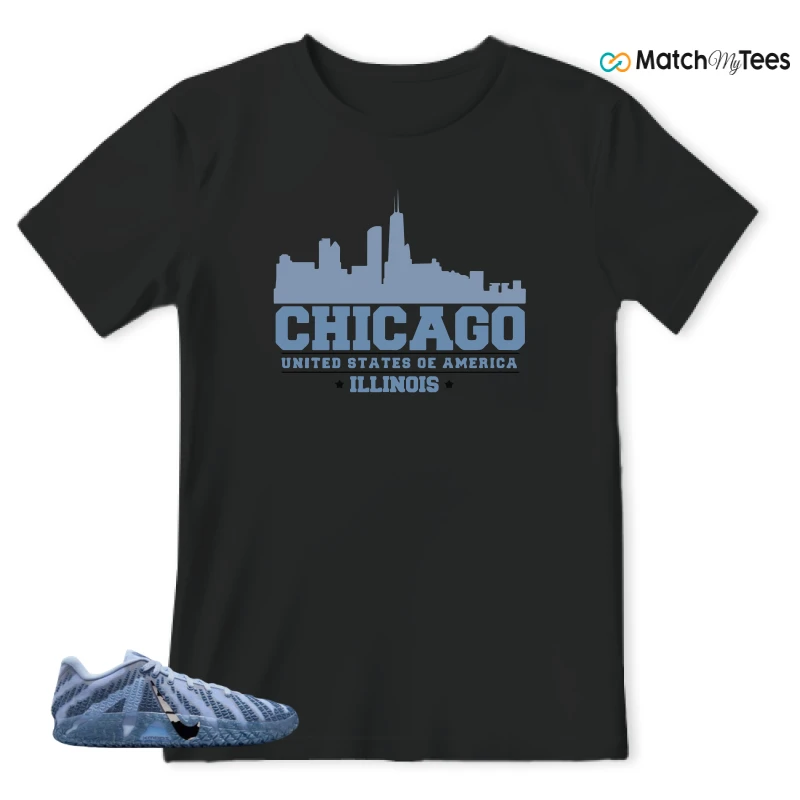 NIKE JA 3 COBALT BLISS SNEAKER Matching Tees t-shirt