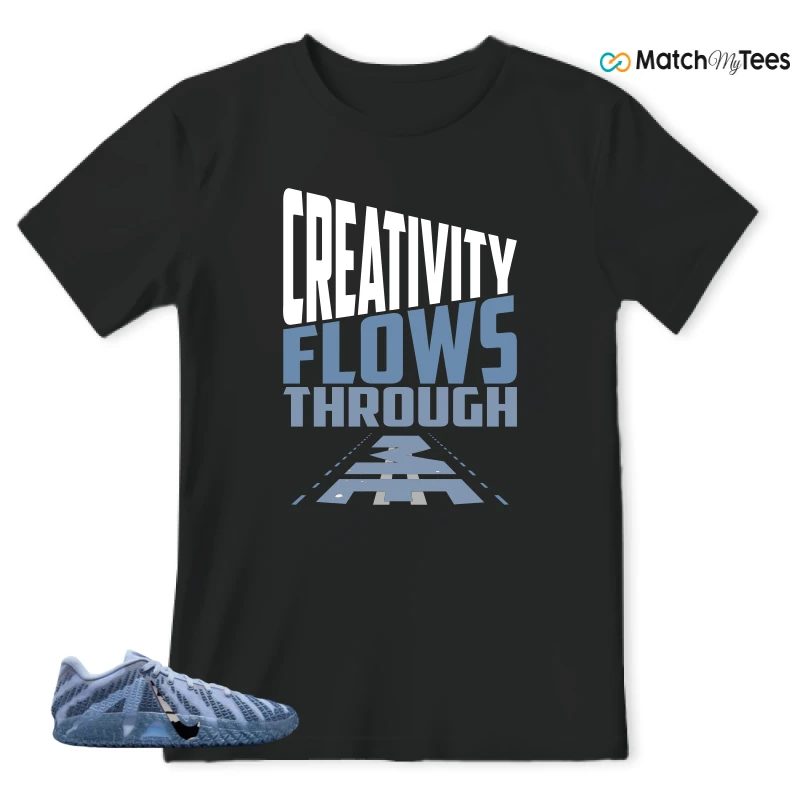 NIKE JA 3 COBALT BLISS SNEAKER Matching Tees t-shirt