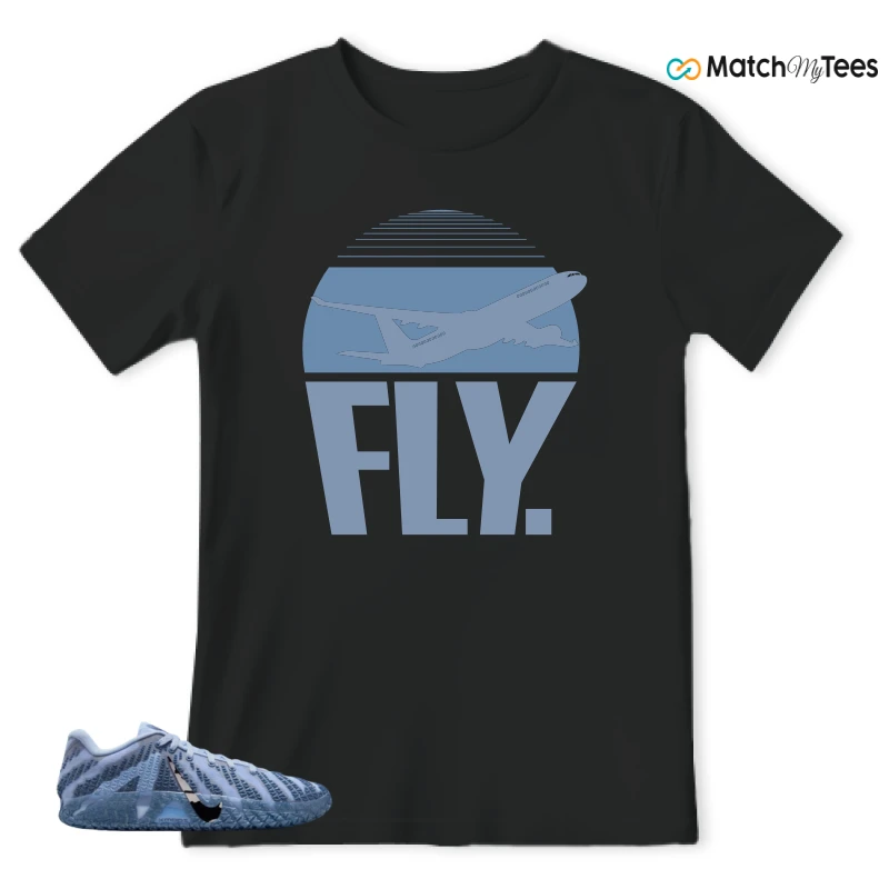 NIKE JA 3 COBALT BLISS SNEAKER Matching Tees t-shirt