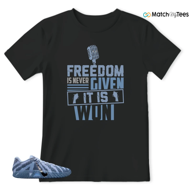 NIKE JA 3 COBALT BLISS SNEAKER Matching Tees t-shirt