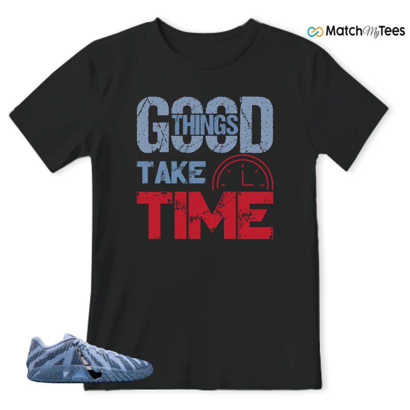 NIKE JA 3 COBALT BLISS SNEAKER Matching Tees t-shirt