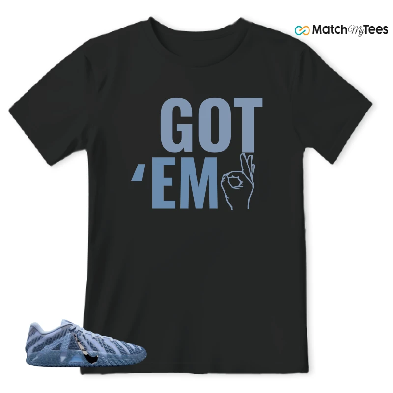NIKE JA 3 COBALT BLISS SNEAKER Matching Tees t-shirt