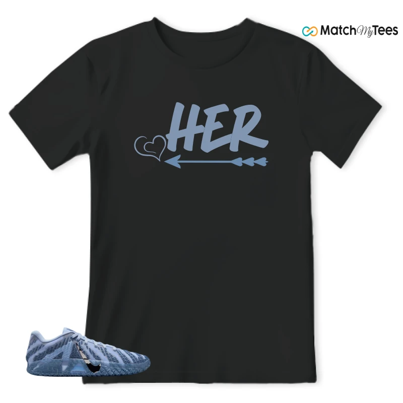 NIKE JA 3 COBALT BLISS SNEAKER Matching Tees t-shirt