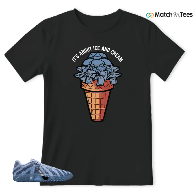 NIKE JA 3 COBALT BLISS SNEAKER Matching Tees t-shirt