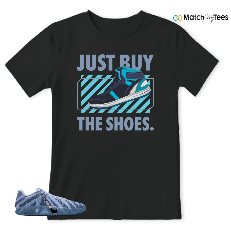 NIKE JA 3 COBALT BLISS SNEAKER Matching Tees t-shirt