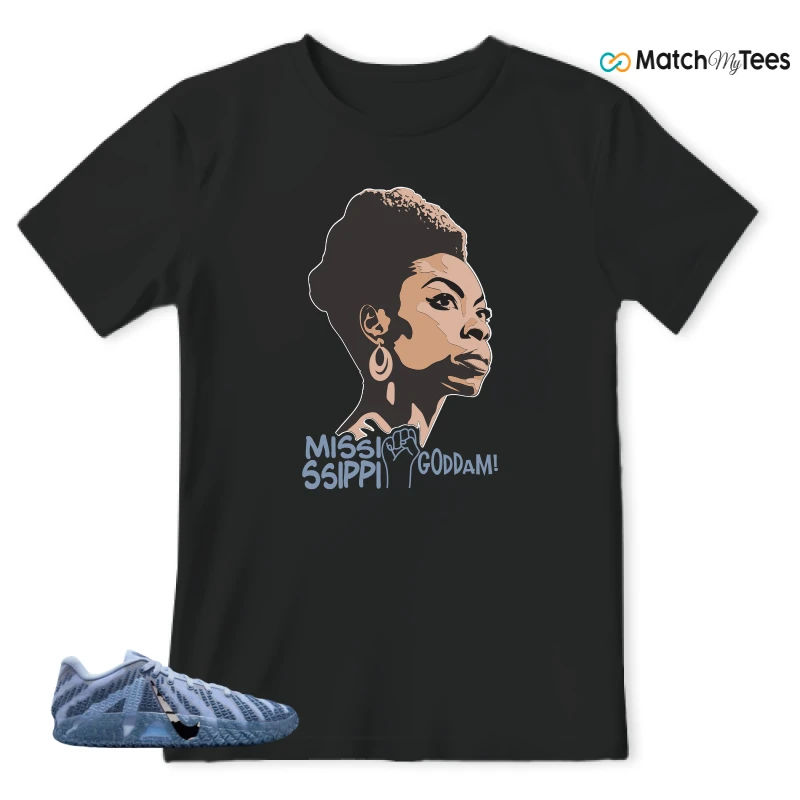 NIKE JA 3 COBALT BLISS SNEAKER Matching Tees t-shirt